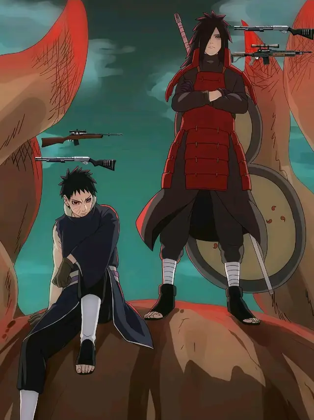 Obito and Madara đứng trên lưng con rồng khổng lồ, cảnh tượng thật ấn tượng. Trong phòng, có 2 người đang chơi game cùng nhau, không khí vui vẻ và náo nhiệt. #xuhuongtiktok #free_fire #ffvn @Lâm 