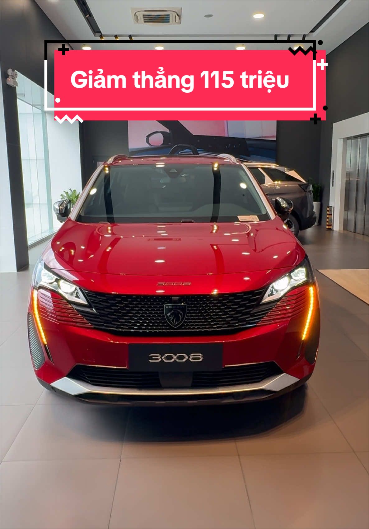 “Giảm thẳng 115 triệu” cho khách hàng mua xe trong tháng này 🦁🔥 | #peugeot3008 #fyp #xedep 