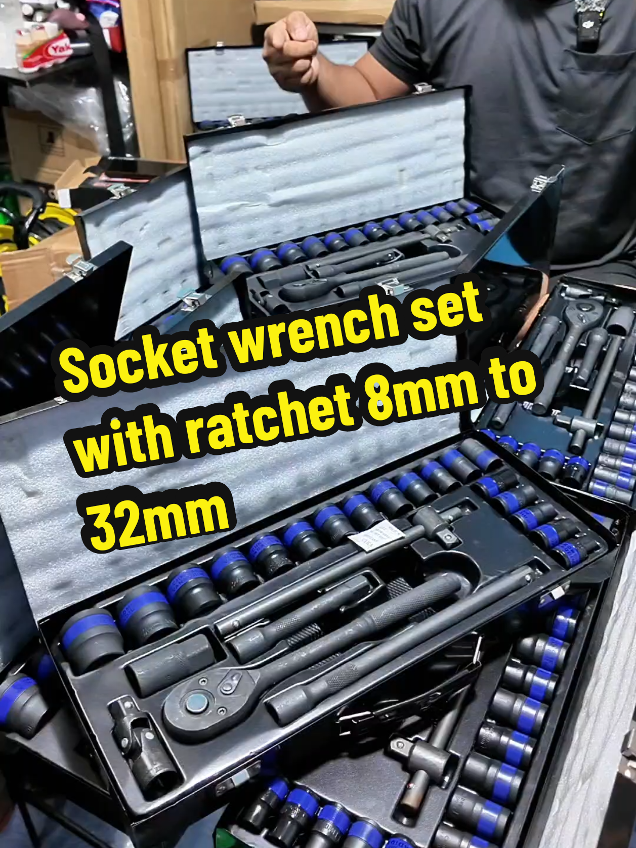 24PCS SOCKET WRENCH SET 1/2 DR CHROME VANADIUM (6 POINTS)  #socketwrench #socketwrenchset #sockettools #handtools #bosstante 