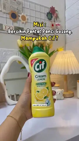 @CIFSquad🇮🇩  challenge bersihin apalagi ya setelah ini ?  #Cif  #Cifcream  #CifMiraclecreamreview #fyp #cifpembersihserbaguna 