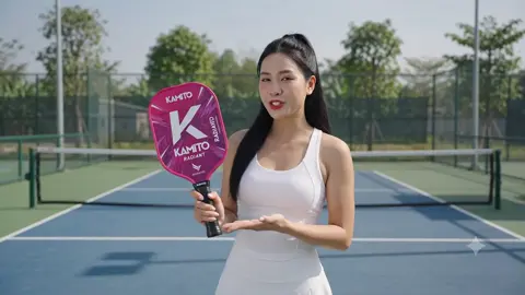 #Reviewsanpham #thethao #xuhuong #votpickleball #bibishopmadeinvietnam Vợt Pickleball Kamito Radiant, lõi tổ ong, trọng lượng nhẹ dễ kiểm soát và ổn định bóng
