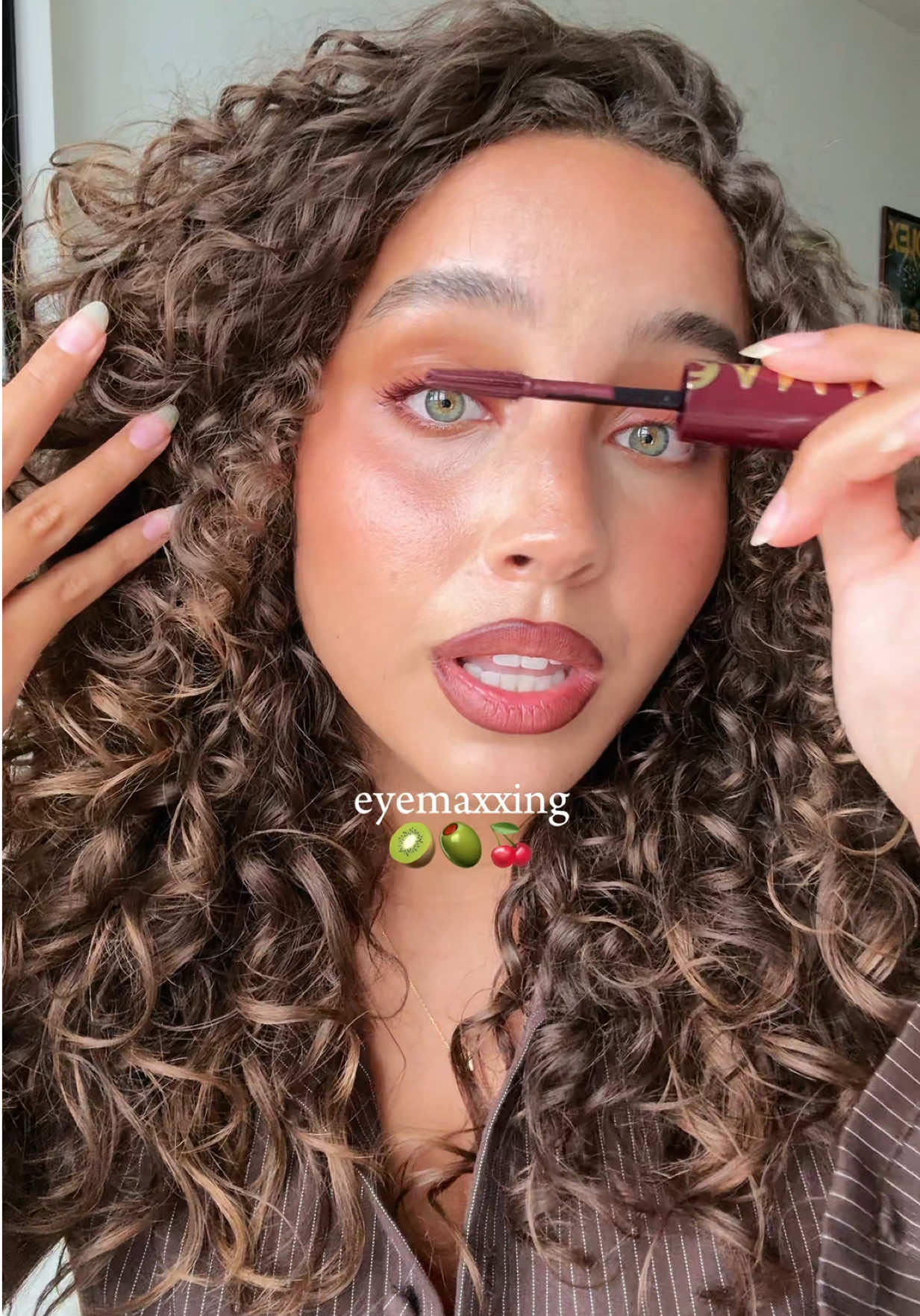 color theory is fun!! @ColourPop Cosmetics liquid bronzer @Lancôme le stylo waterproof @loréal paris usa panorama mascara