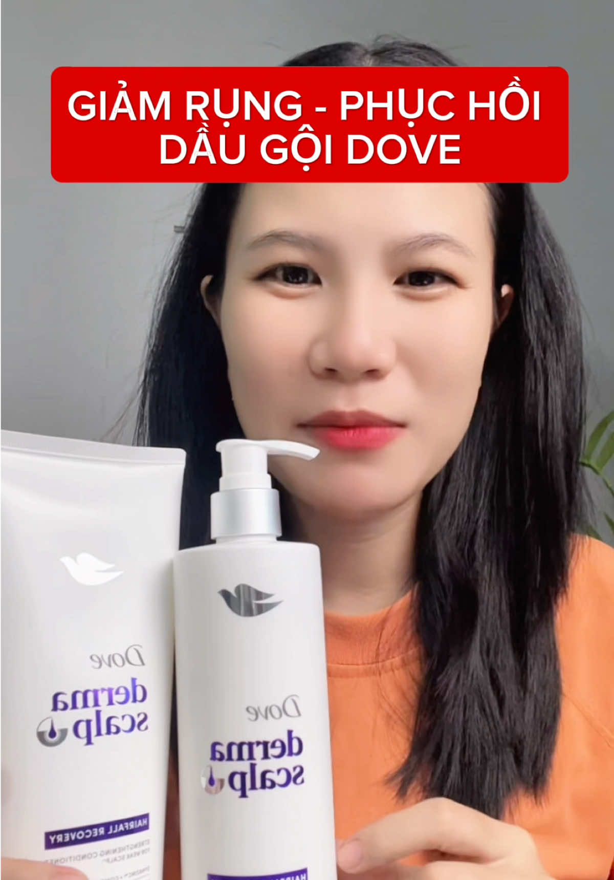 Combo gội xả giảm gãy rụng  #DoveDerma #HợptáccùngUnileve #DưỡngDaĐầu #Ecomobi