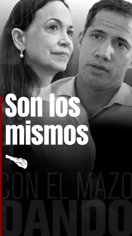 Siempre lo hemos dicho… ¡Son los mismos!. #DiálogoPorLaPatriaYPorLaPaz #Venezuela #mazo4f #ConElMazoDando