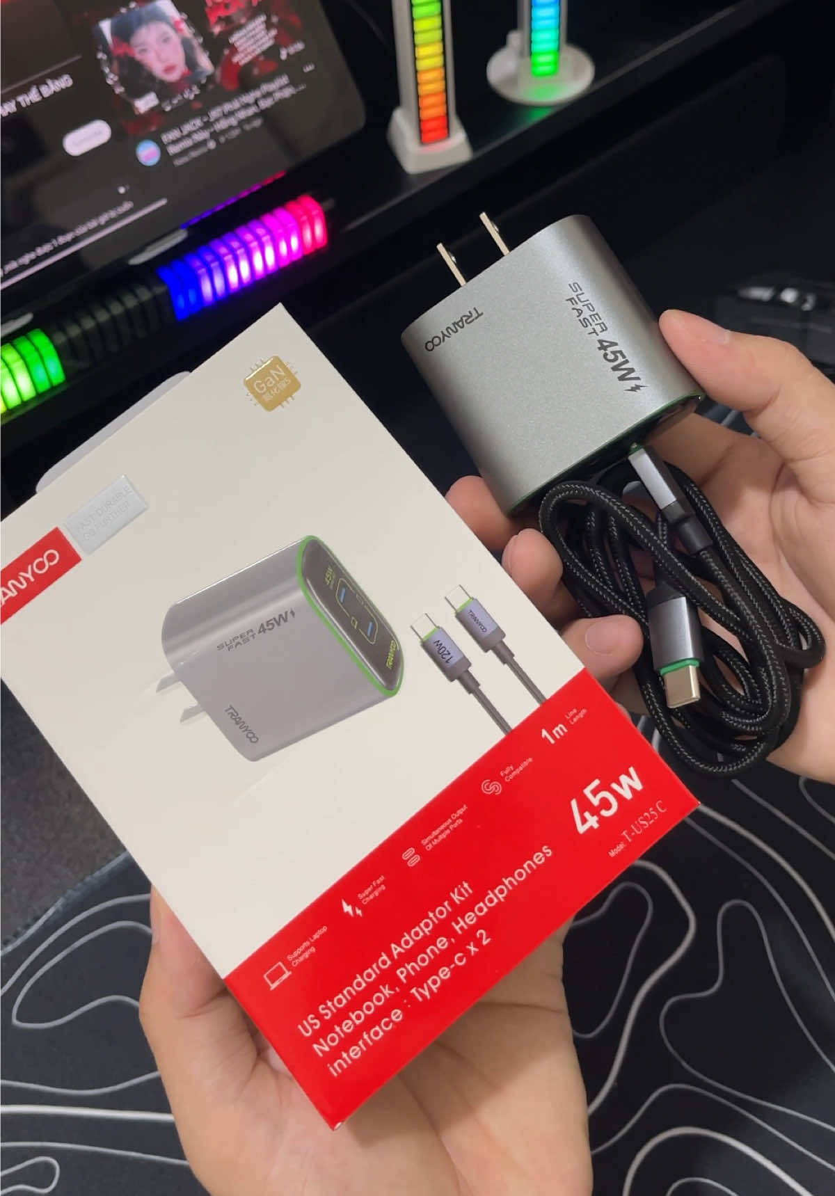 Bộ sạc nhanh đa năng 45w 🔥 #cusacnhanh #sacnhanhiphone #tiktokshop88 #xuhuong 