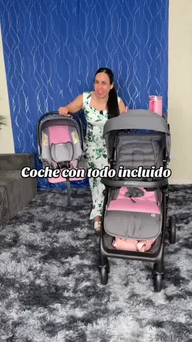 Coche para bebé con todo incluido. #babytrend #cocheparabebe #cocheconcarseat #maternity #maternidad 