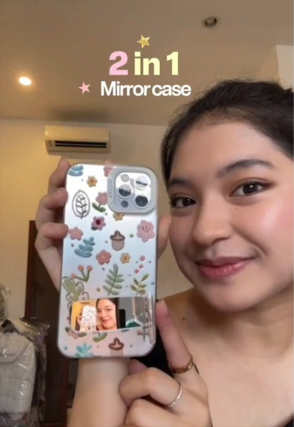 lucuu bgt deh casing hp 2 in 1 inii, dan harganya ga sampe 20 ribu!!! #casinghp #casingmirror 