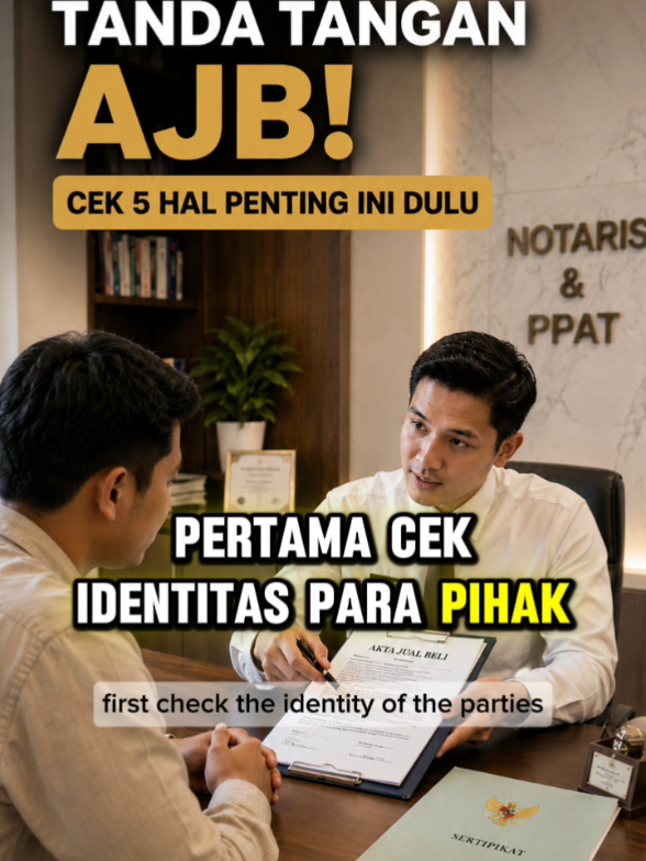 ⚠️Jangan Tanda Tangan AJB Sebelum Cek 5 Hal Penting Ini! #BalikNamaShm #PPAT #SertifikatTanah #PropertiIndonesia #Tulungagung