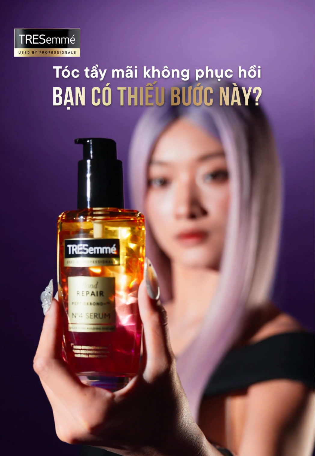 Tóc tẩy mãi không phục hồi Routine của bạn có thiếu bước này? #TRESemmé #BondRepair #viral #fyp #hairtok