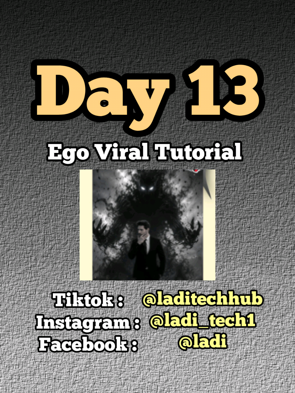 Day 13 capcut ego viral editing tutorial #fyp #capcut_edit #foryoupage #typography #trendiing 