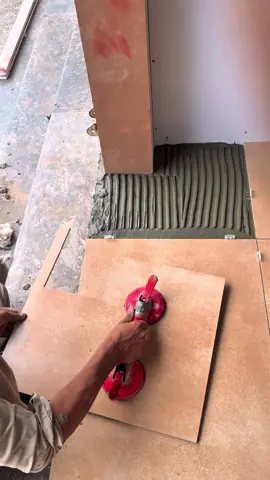 How to Lay 2×4 Floor Tiles Perfectly 🔥 #TileTok #FloorTiles #ForYou