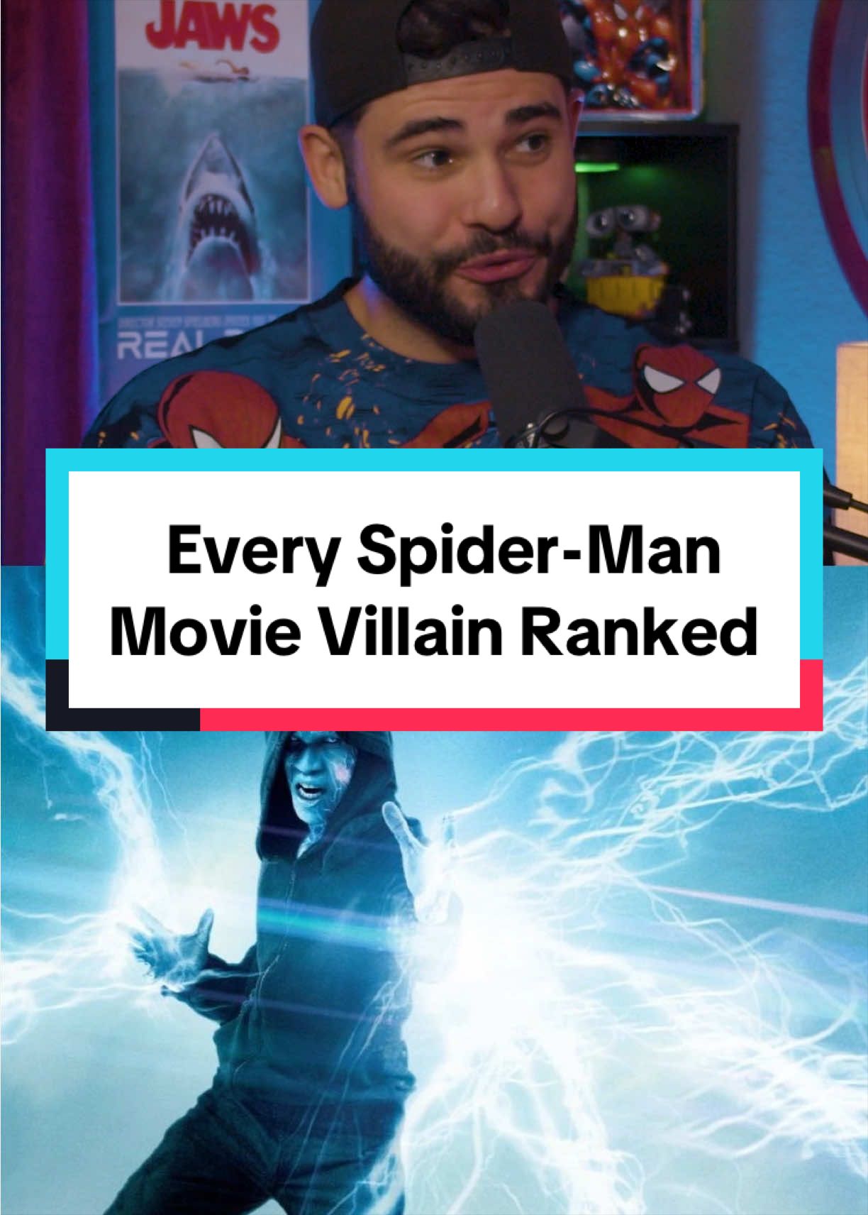 Every Spider-Man movie villain ranked from worst to best! #spiderman #movies #villain #ranking #fyp 