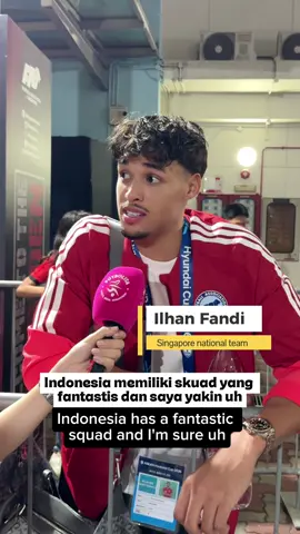 Ilhan Fandi speaks after Singapore qualifies to the semifinals #singaporefootball #reels #indonesia 