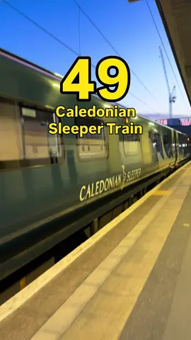 49 of 60 Firsts 🚊 Caledonian Sleeper train from London Euston to Inverness, Scotland  @Cal Sleeper  #caledoniansleeper #Scotland #inverness #sleeper #train