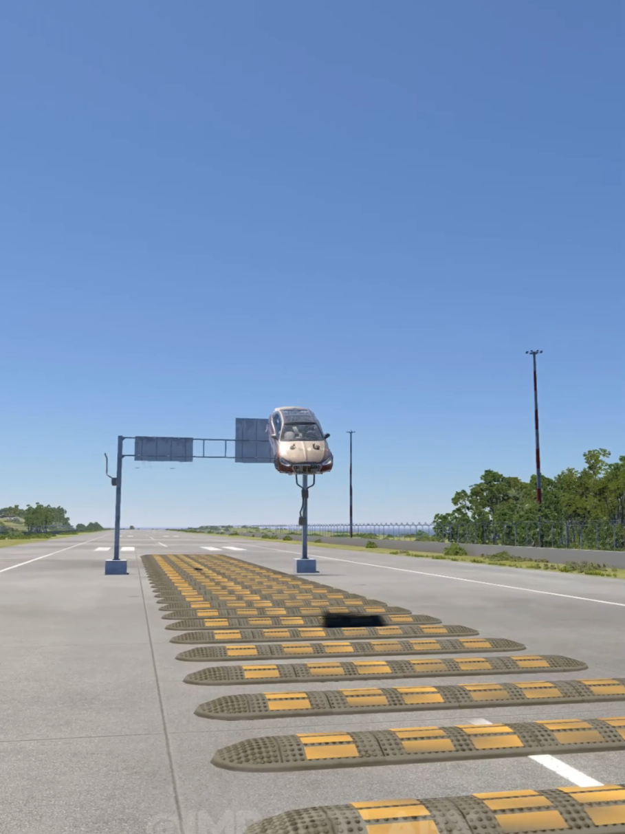 Cars vs Huge Speedbumps 😳 #beamngdrive #cars #crashtest #crash #beamng 