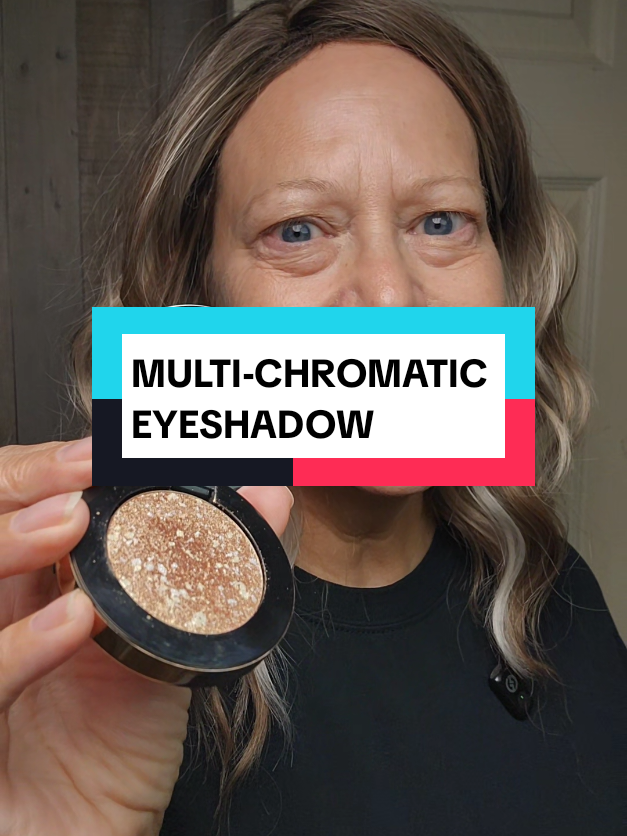 All the beauty of layered eyeshadow in one easy step. #eyeshadow #makeup #matureskinmakeup 