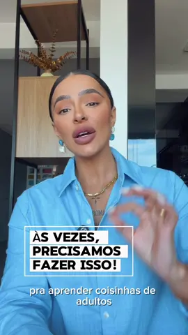 Às vezes, precisamos voltar a aprender como crianças, do início, o básico, porém, aqui é sobre a vida adulta, é fazer o básico que tem que ser feito reclamando ou não, mas fazer.  #autoconfiança  #amorproprio  #inteligenciaemocional  #emagrecimento #disciplina