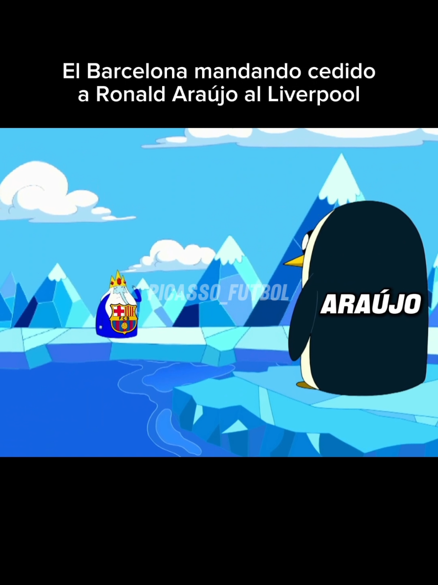 Tenía que hacerse por el bien de la trama 😭💀😅⚽️ | NO COPYRIGHT INTENDED | #football #fcbarcelona #araujo #liverpool #meme 