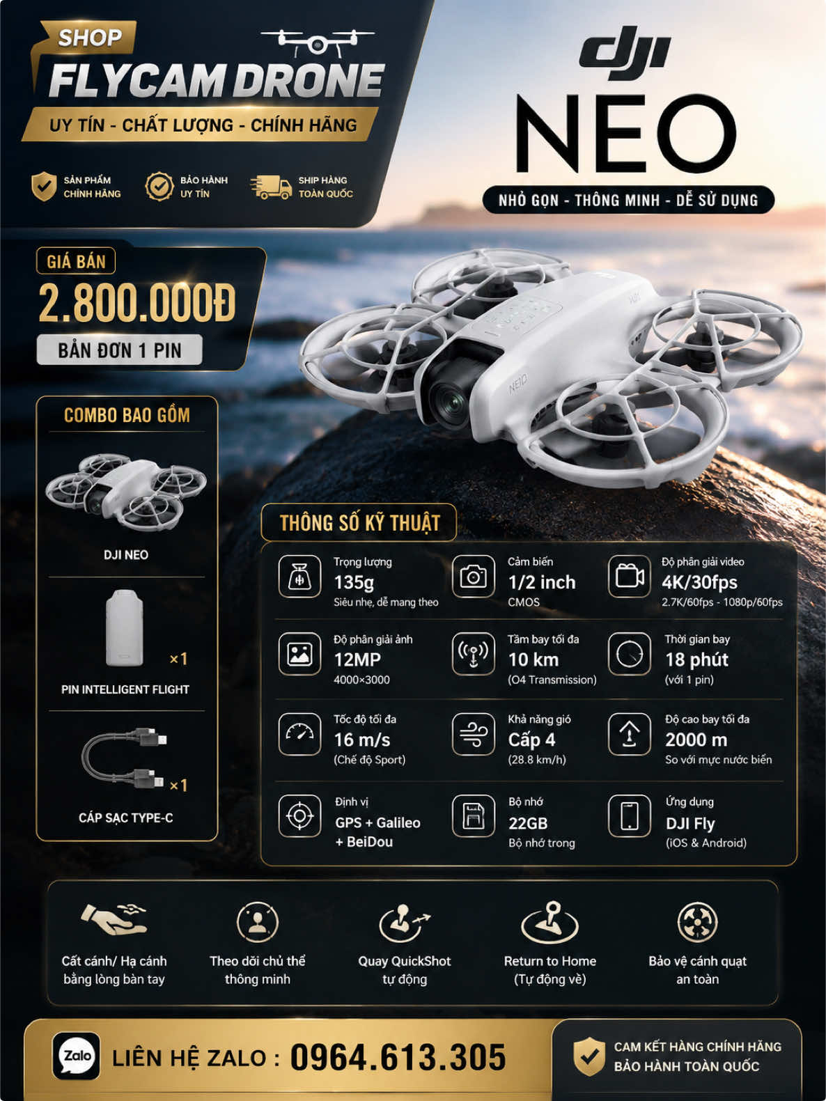 ✅ Test dji neo , quá nét vs zá 2.800#tren #xh #flycam #dji #djineo 