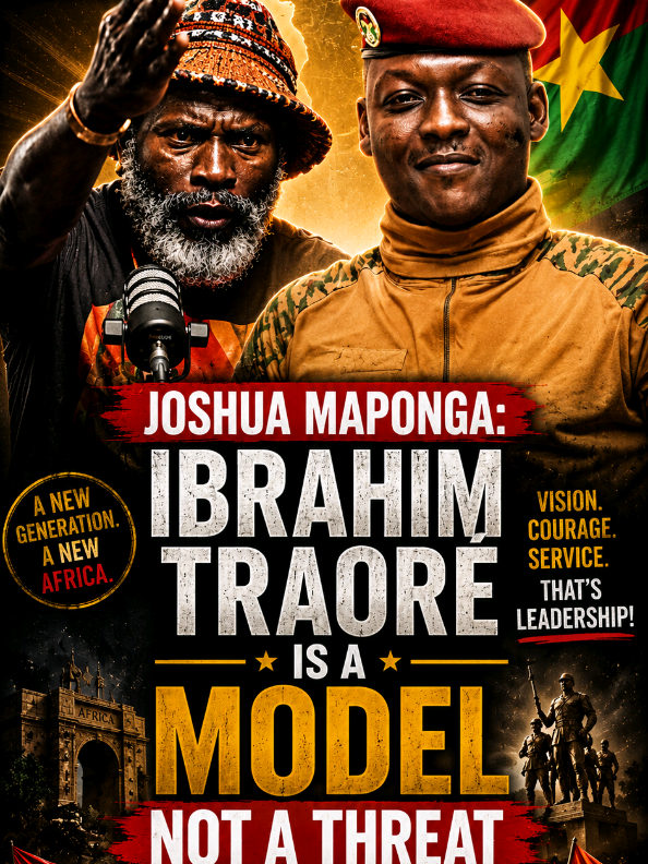 Joshua Maponga: Ibrahim Traoré Is a Model, Not a Threat to African Leadership #joshuamaponga #ibrahimtraore #PanAfricanism #leadership #africa 