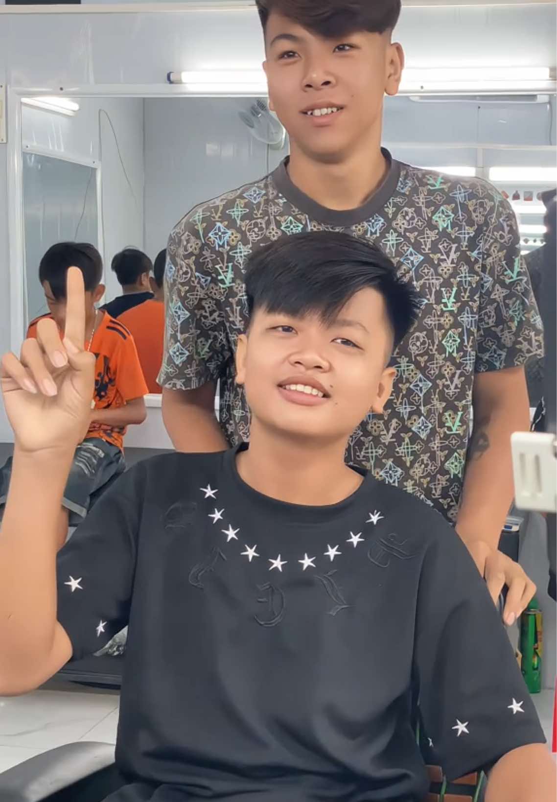 Mái chéo jet😂#máichéo #xh #fyp #tocnam #barber 