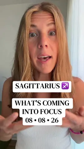 SAGITTARIUS ♐️ WHAT'S COMING INTO FOCUS 🔥 08 • 08 • 26 #sagittarius  #sagittariusenergy  #sagittariuszodiac  #sagittariustarot  #sagittariusrising 