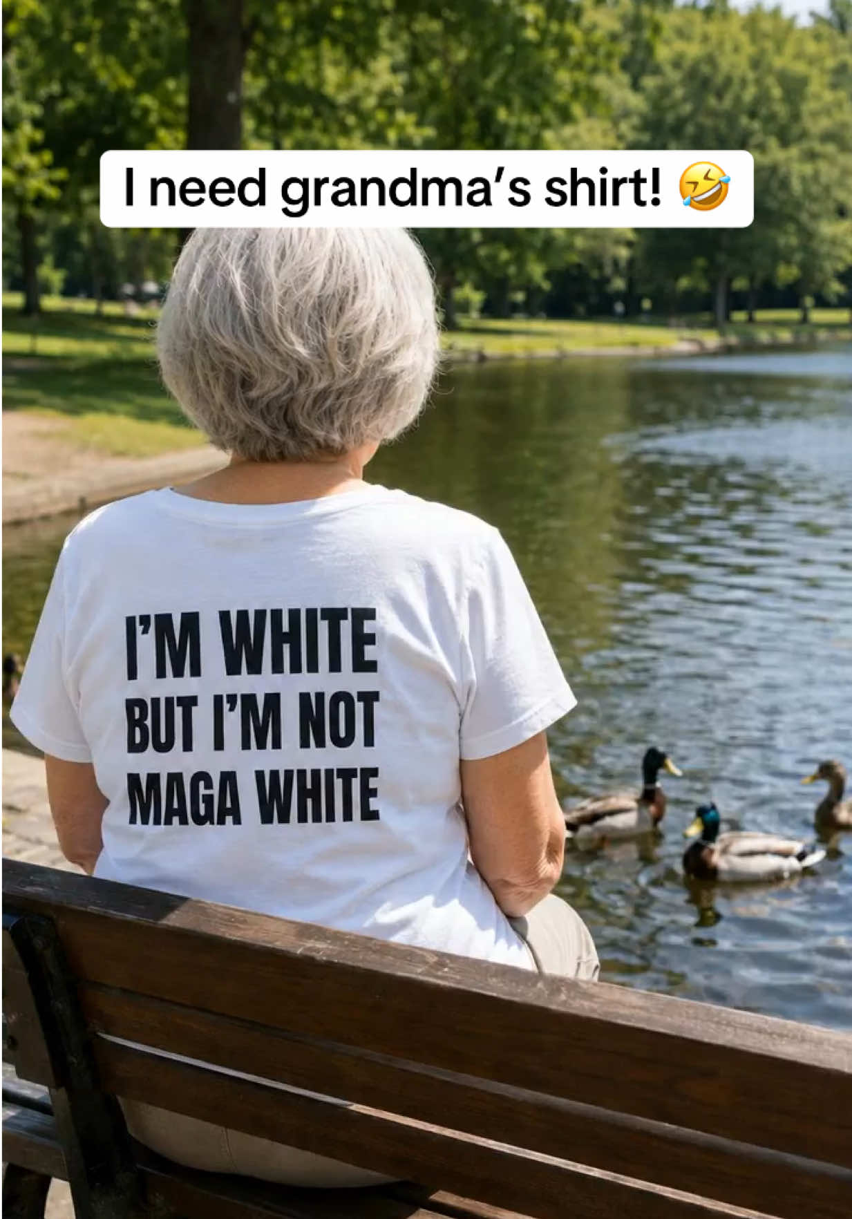 I’m imagining the reactions when I wear this in my red state! 🤣 #funnyshirt #fuckmaga #shirtsthatgohard #leftisttiktok #bluedotinaredstate 