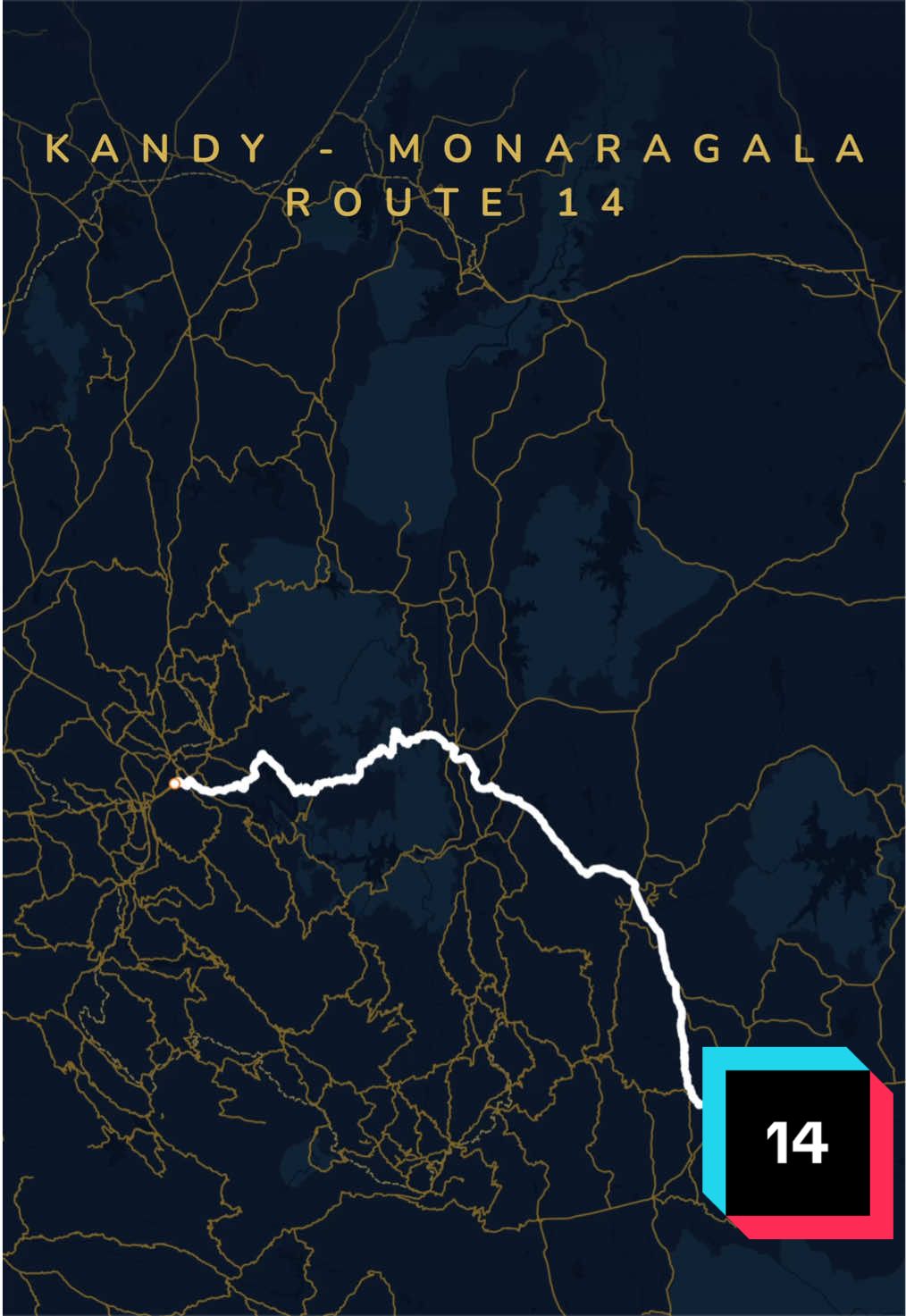 Route අංක 12 සහ 13 පවරා නැත*  මාර්ග අංක 14 මහනුවර සිට මහියංගන හරහා මොණරාගල ධාවන කාලය - පැය 06 විනාඩි 30ක් පමණ  මාර්ගයේ දුර - 149Km  ගමන් මාර්ගය 📍 මහනුවර > තැන්නේකුඹුර > පල්ලෙකැලේ > දිගන > තෙල්දෙණිය > උඩදුම්බර > හුන්නස්ගිරිය > හසලක > මහියංගනය > රිදීමාලියද්ද > බිබිල > මැදගම > නක්කල > හුලන්දාව > මොණරාගල  ශාඛා මාර්ග අංක 14/1/458 – මාතුගම > මොණරාගල  #busroute #busroute14 #kandy #monaragala #fyp 