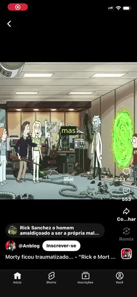 Morty se traumatizou