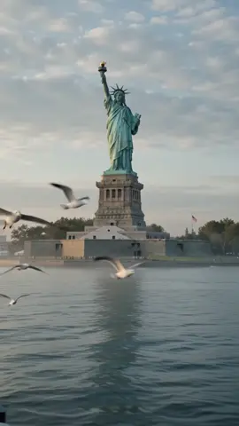 Statue of Liberty, New York City – Iconic 8K Travel Photography. Experience the timeless beauty of the Statue of Liberty standing proudly in New York Harbor. Surrounded by sparkling blue water, passing boats, and the Manhattan skyline in the distance, this iconic landmark captures the spirit and history of New York City. Ultra-realistic details, natural daylight, lifelike reflections, cinematic composition, and stunning 8K HDR quality create an immersive travel photography experience. #StatueOfLiberty #NewYorkCity #NYC #NewYork #LibertyIsland                    