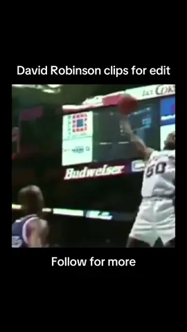David Robinson clips for edits