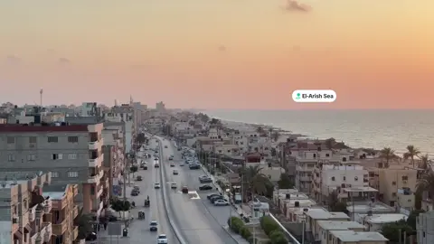 الغروب من احلى مدينة في العالم #العريش #explore #صيف 