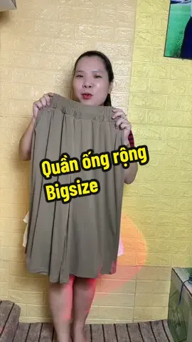 Quần ống rộng thun tăm có bigsize#xuhuong #quanongrong #quanbigsize #quanongrongnu 