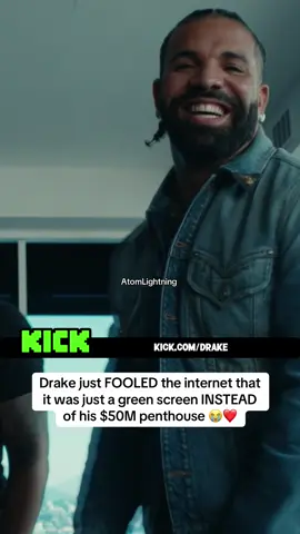 Drake just FOOLED the internet that it was just a green screen INSTEAD of his $50M penthouse 😭❤️ #drake 