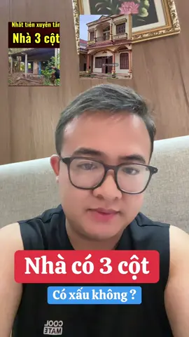 Nhà có 3 cột #tuvi #tienthinhtuvi #tuvitrondoi 