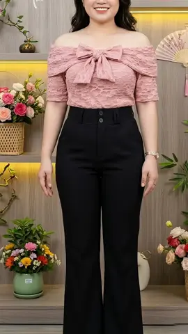 Quần ống loe dài cạp cao #quanongloenu #quanongloecapcao #macdep #xuhuong #shopdoxinhnu9999 
