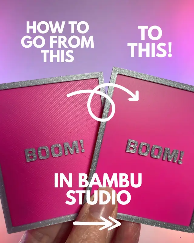 After sharing my ironing settings video, I heard from quite a few people that the settings went by a little too quickly. 😂 So here they are in an easier, screenshot-friendly version! These are the Bambu Studio settings I’ve been using to get beautifully smooth top surfaces on my 3D prints. I’ve tested them with both standard and matte PLA with great results! ✨ Swipe through for all the settings 💾 Save this post for your next print 📌 Save the settings as a custom Bambu Studio preset once you have them dialed in! Hopefully this makes everything a little easier to follow. Happy printing! 💜 #3DPrinting  #BambuStudio  #BambuLab  #3DPrintingTips  #3dprintingtutorial 