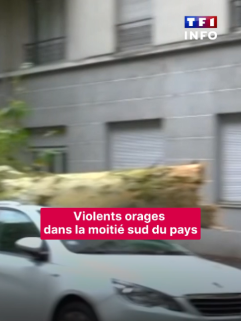 Des orages avec de fortes pluies notamment sur Lyon ce dimanche ont provoqué des dégâts et entraîné l'intervention des pompiers.