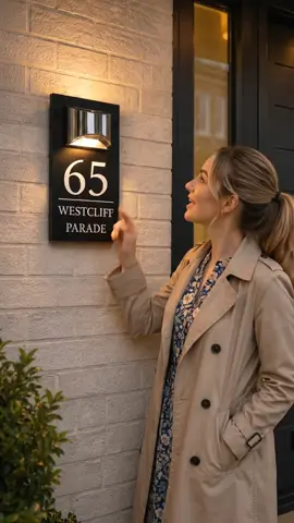 Simple Upgrade for Your Front Entrance  #HomeUpgrade #FrontDoor #HouseSign #HomeDecor #outdoorlighting 