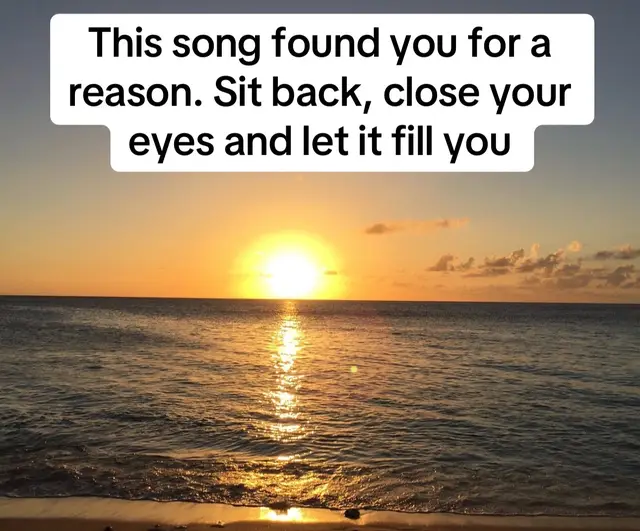 If this song found you, maybe your soul needed to hear it. Close your eyes, quiet your mind, and let every word speak to the parts of you that you’ve been carrying in silence. Don’t rush past this moment… just receive it. 🤍🙏