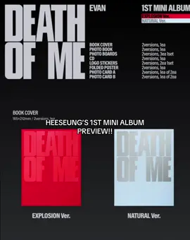 GETTING 4 DIFFERENT VERSIONS  — EXPLOSION Ver. — NATURAL Ver. — Bandana Ver — Weverse Album Ver #leeheeseung #heeseung #evan #fyp #viral 