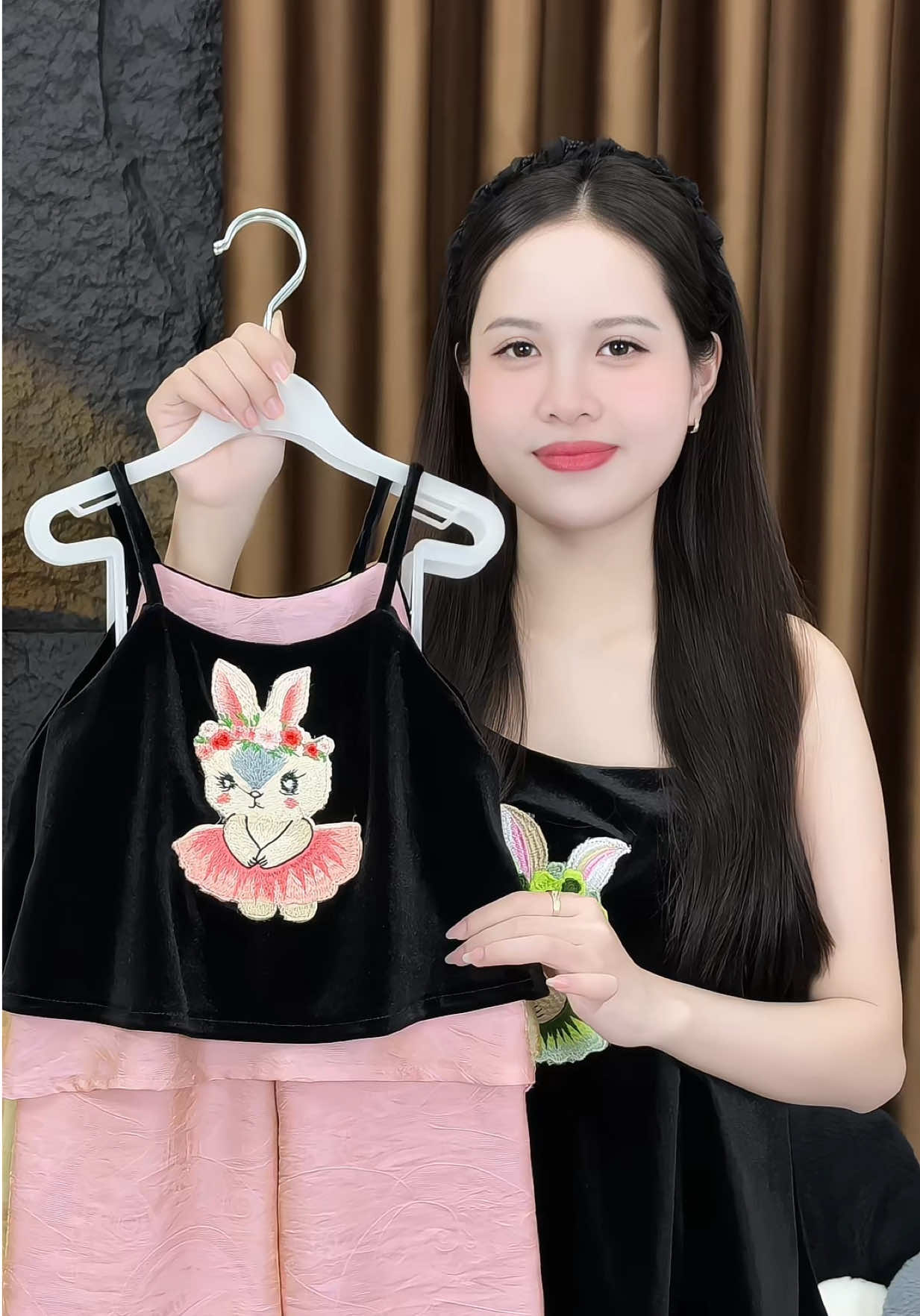 Set đồ mẹ và bé trung thu nhung lót lụa cao cấp #phamdiutb #thoitrangtreem #setdochomevabe 
