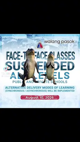 mga pre good news walang pasok#crocodiledance#meme #funnyvideos #fypシ゚viral 