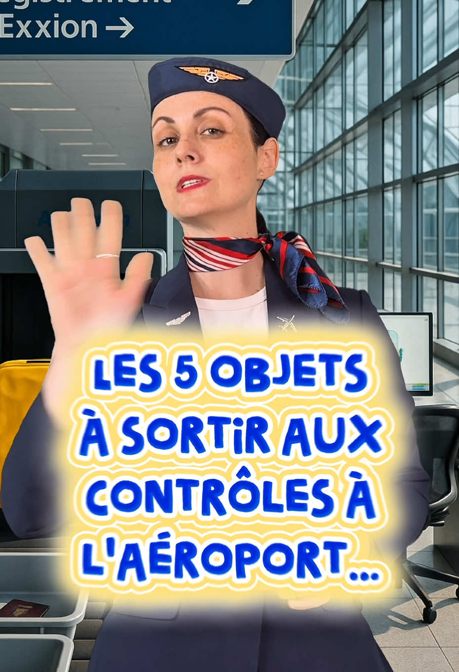 Secret n28 ! Les 5 objets à absolument sortir aux contrôles sûreté à l’aéroport…! #avion #tip #secret #voyage #info 