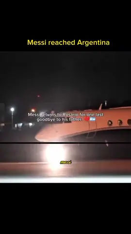 Messi returned to Rosario Argentina to say one last goodbye to his father #messi #viral #fyp #rosario #tiktok 