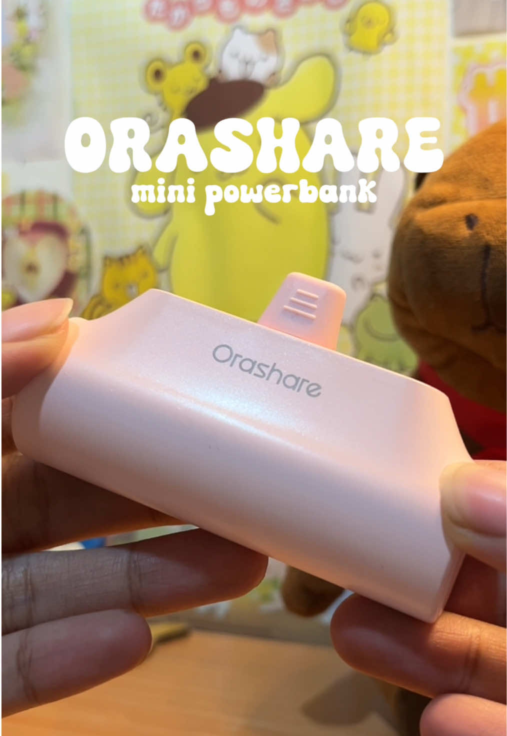 — ORASHARE pink mini powerbank 🌷 #powerbank #minipowerbank #capsulepowerbank #orasharepowerbank #orashareph 