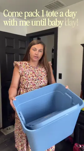 Part 1 of cleaning out the nursery 1 tote at a time.  Follow along for part 2!