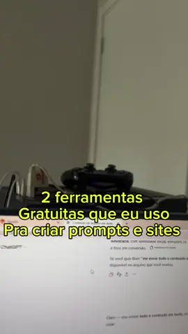 2 ferramentas gratuitas que eu uso pra criar e desenvolver os sites #vendasonline #marketingdigital #ferramentasgratuitas #prompts 