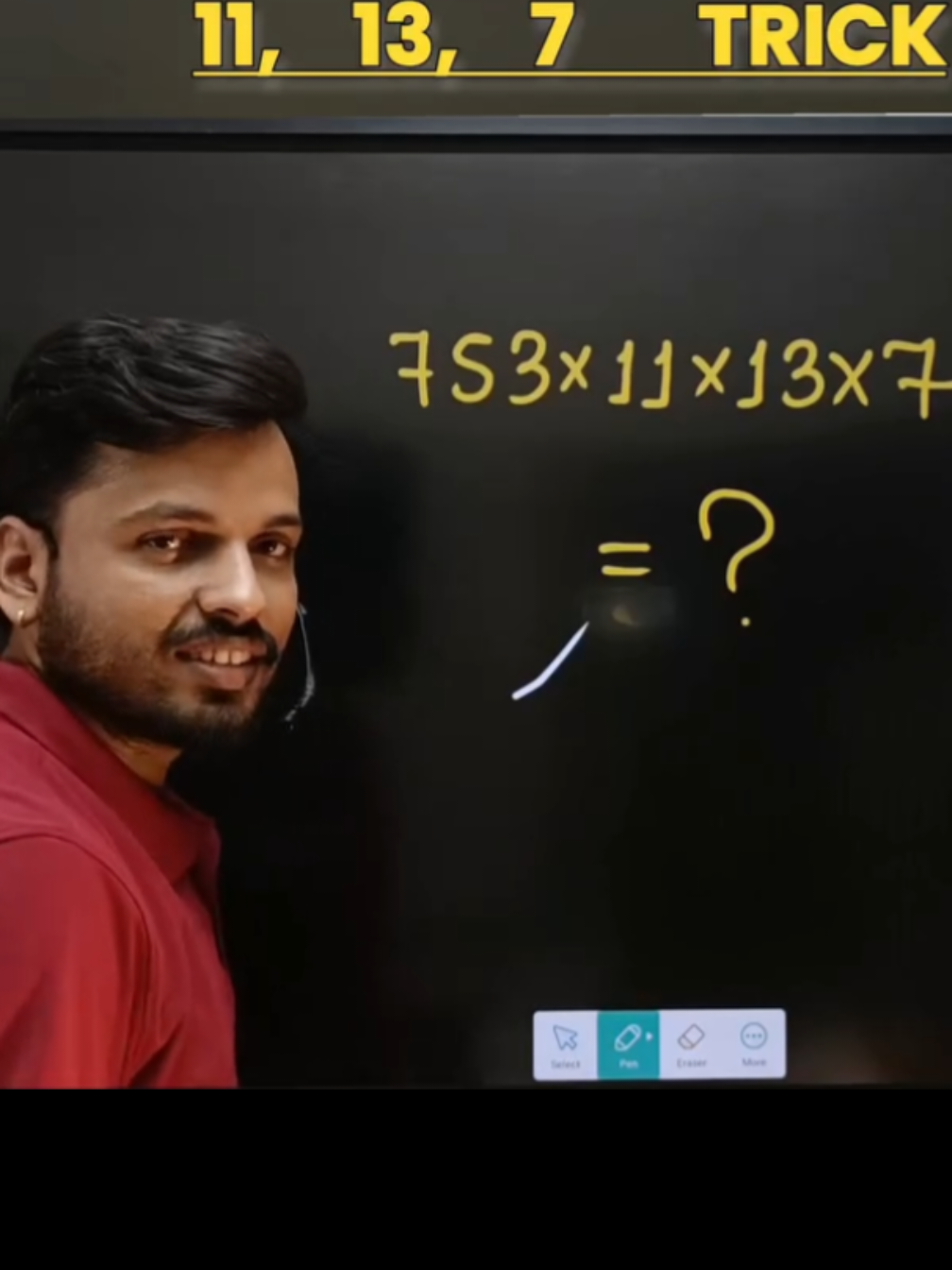 Learn this super trick 11, 13 and 7 rule 💥🚀🧠 Multiply any 3 digits number with 11, 13, 7 in just 1 second 🔔 YouTube पर डेली फ्री क्लासेस! 📚 शाम को ठीक 8 बजे जुड़ना न भूलें। आप सभी का स्वागत है! Youtube Channel Link Bio में है🎗️ Like, Share and Follow 👍 #calculationtricks  #mathstricks #mathsshortcuts #mathstutor 