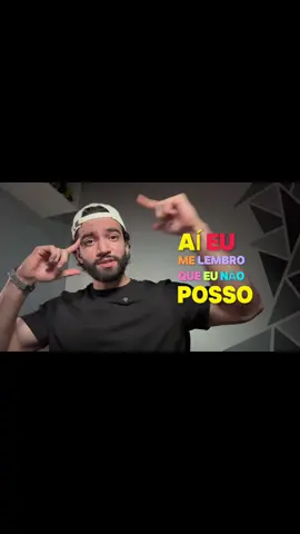 Aí eu sinto mais ainda, por que uma coisa não tem a ver com a outra 🫠